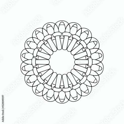 round lace pattern