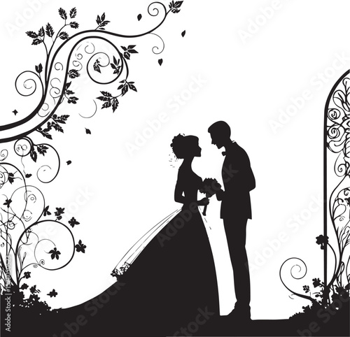 bride and groom on the beach