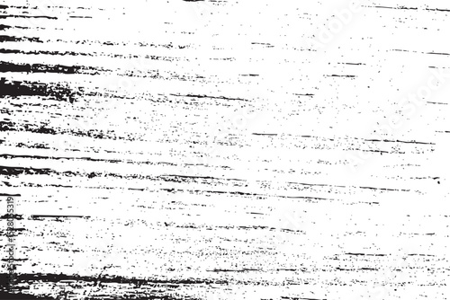 Abstract grunge black and white distressed texture overlay effect vector design element