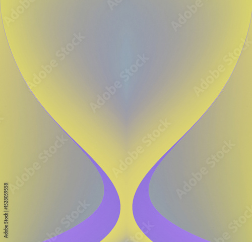 Dimensional background lilac and yelow graphic design