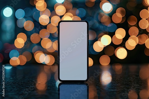 Ultra Hd Picture of Smartphone on Bokeh Background