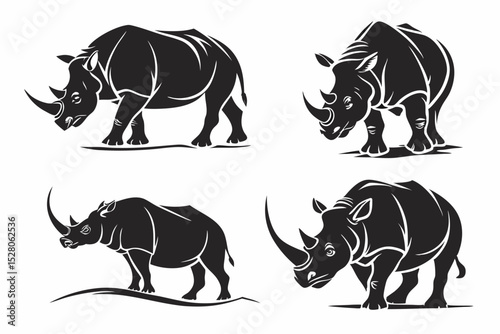rhino vector illustration