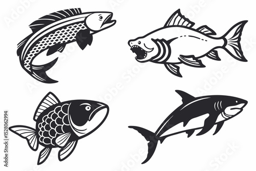 set of fish