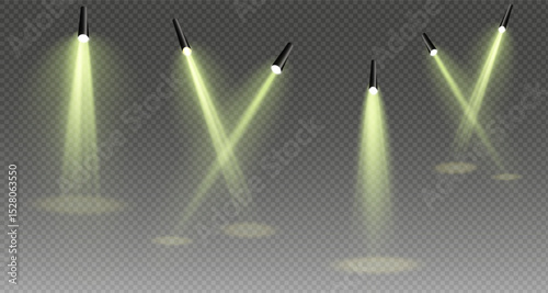 Vector light set includes light source, studio lighting. It also includes spotlight lighting and spotlight PNG. Finally, it includes light rays and light effect. For Holidays