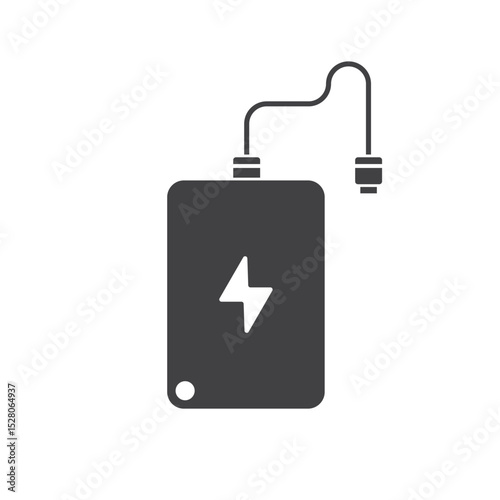 Power bank Icon Vector Design.