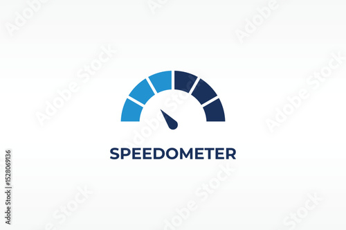 SPEEDOMETER vector, icon or logo sign isolated symbol illustration
