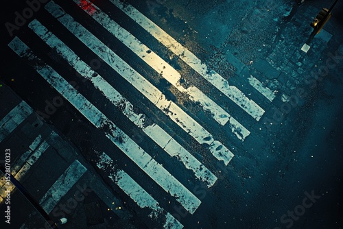 Premium Quality Image of Areal Shot of Crossing Streets