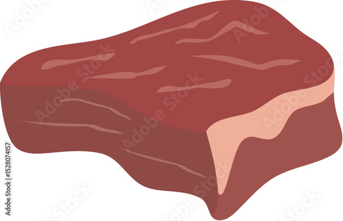 Chopped Meat and Satay Vector Illustration
