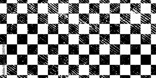Racing flag grunge design of vector car race sport, auto rally and motocross.