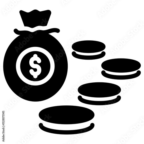 Money Glyph Icon