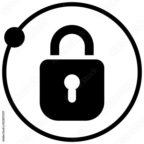 Private Network Glyph Icon