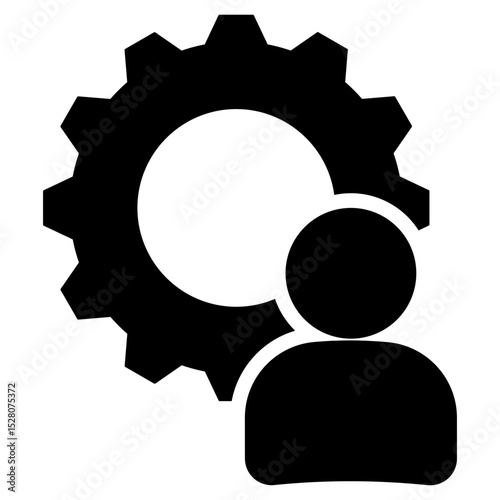 Management Glyph Icon