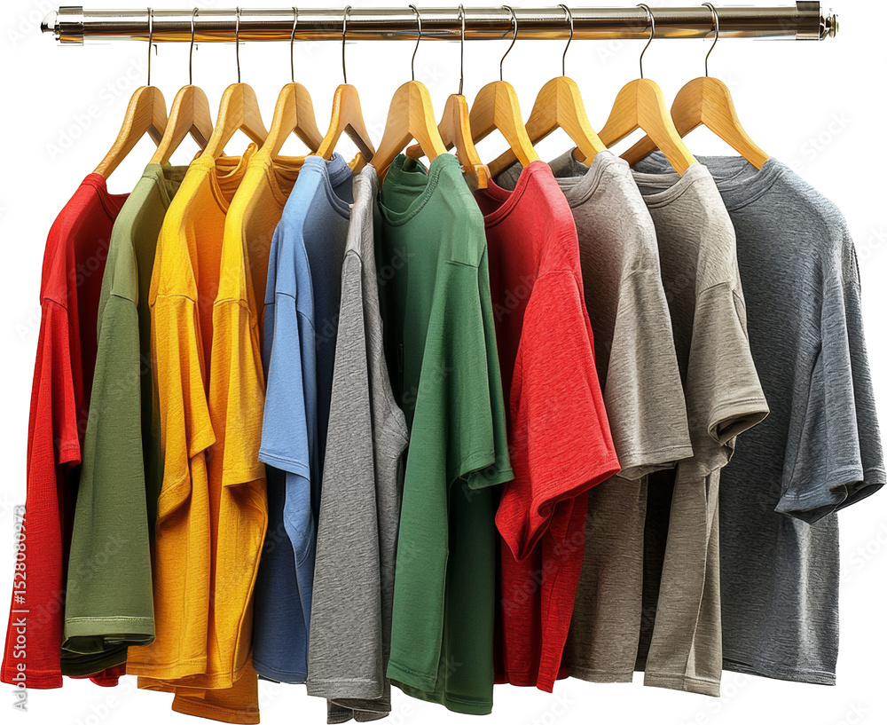 Fototapeta premium clothes on hangers
