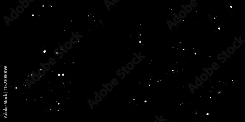 Snow flakes winter snowfall white light vector background. Christmas background, white snow on black background for edit photo.	
