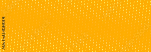 Yellow halftone pattern. Retro comic gradient background. Bright orange pixelated dotted texture overlay. Cartoon pop art faded gradient pattern. Vector backdrop for poster, banner, advertisement