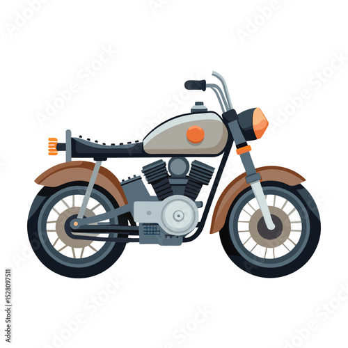 motorcycle vector illustration