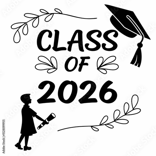 Qualityfull Senior Class of 2026 & vector art 