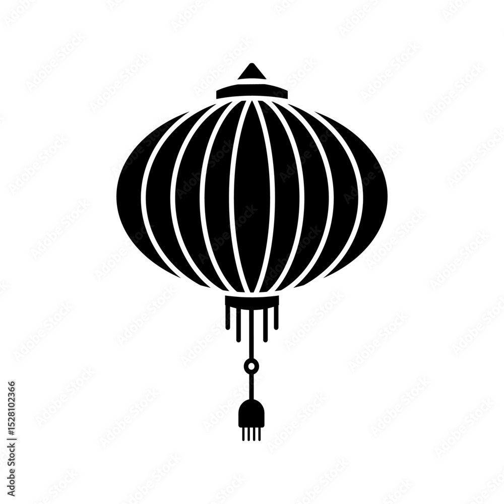 Obraz premium Lantern icon on white background