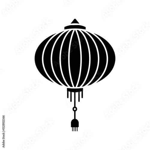 Lantern icon on white background