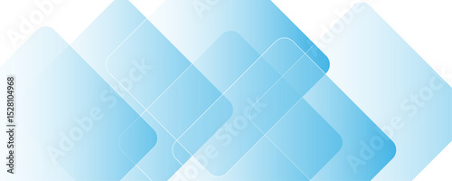Abstract white and blue transparent square background. Square geometric pattern modern and minimal concept white and blue color abstract background for business, presentation, banner.