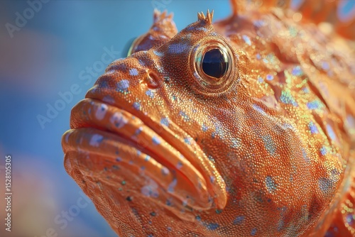 The marine fish Antennarius maculatus, which is also called the warty frogfish or clown frogfish, belongs to the family Antennariidae