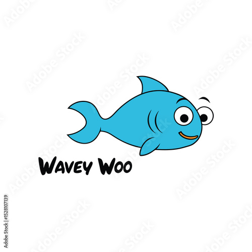 cartoon fish vector illustration