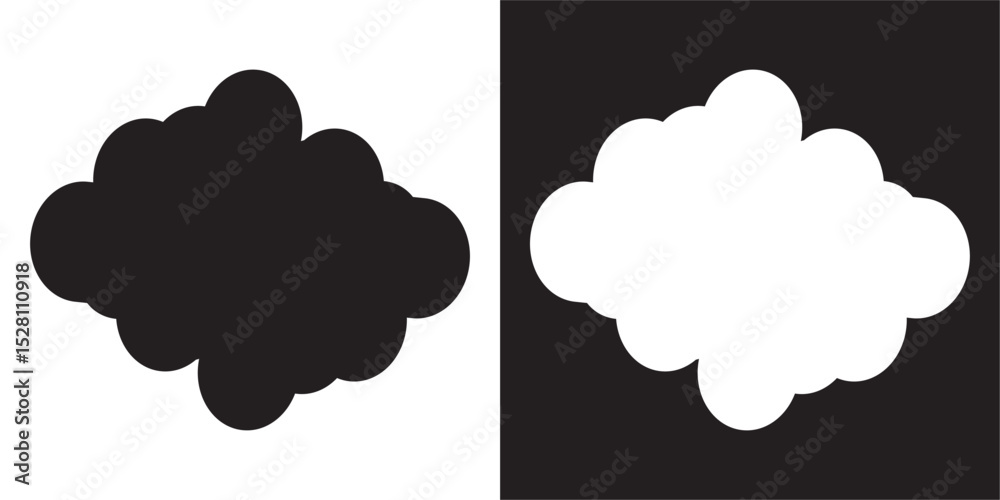 Obraz premium Cloud icon. Cloud weather sign collection. Vector illustration. EPS 10/AI