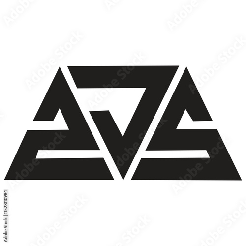 Simple Elegant and Luxurious Logo ZJS