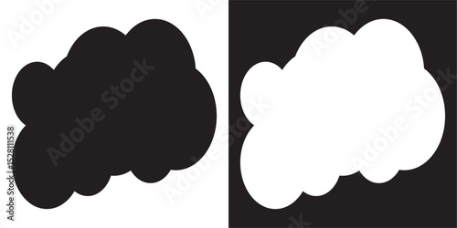 Cloud icon. Cloud weather sign collection. Vector illustration. EPS 10/AI