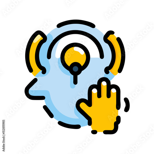 accessibility features broken line style icon