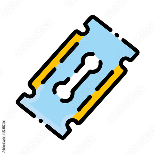 blades icon broken line style icon