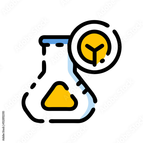 bpa icon broken line style icon