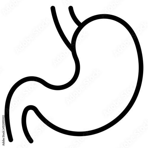 Stomatch icon in vector illustration