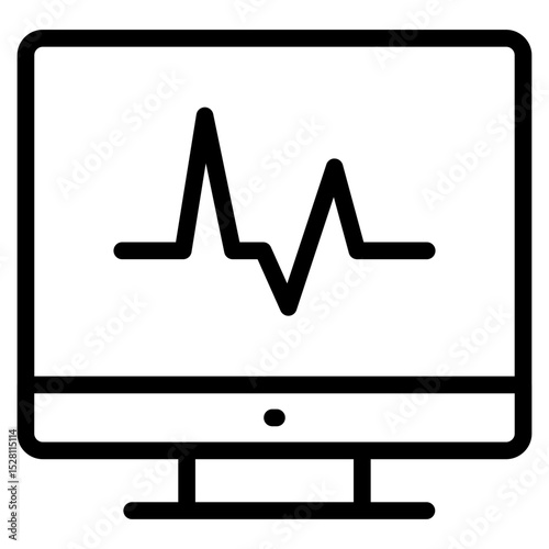 Diagnostic icon in vector illustration