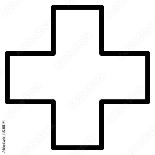 Health plus icon in vector illustration