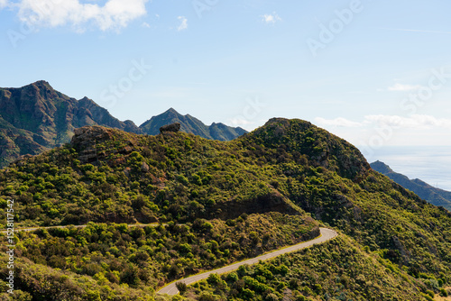 Green mountains in Tenerife