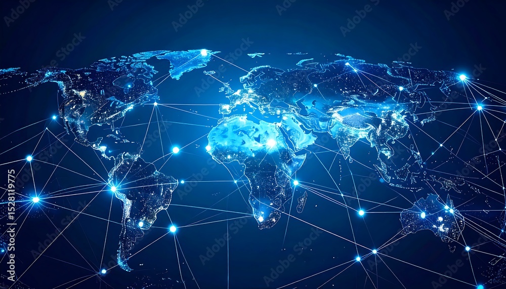 Global Network Connection Map. Global Network Connection Map.
