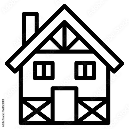 House icon in vector illustration