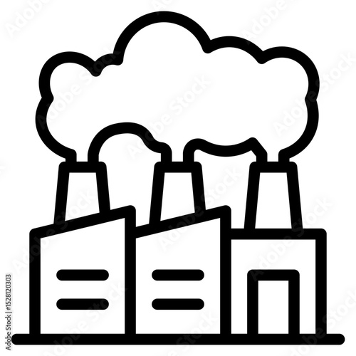 Industry icon in vector illustration