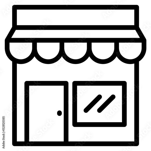 Store icon in vector illustration