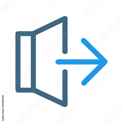 Abstract speaker icon representing audio output or sharing