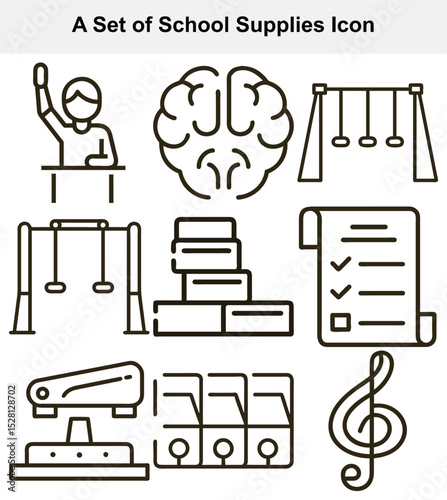 Back to School Icon Set � Education and Fun