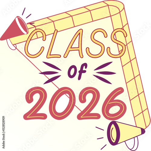 Downloadable Class of 2026Classic Graduation Logo