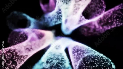 Abstract swirling colors