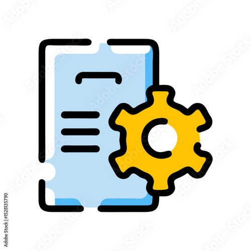 issue resolution broken line style icon