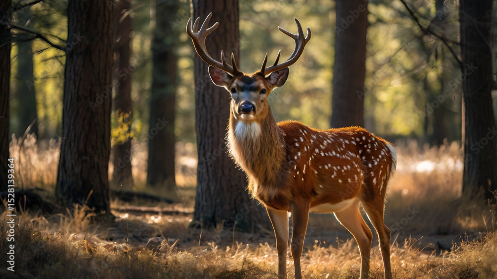 Fototapeta premium deer in the woods