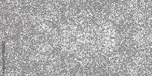 Vector fabric texture. Distressed texture of weaving fabric. Grunge background. Abstract halftone vector illustration. Overlay to create interesting effect and depth. Black isolated on white