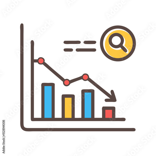 demand forecast color icon