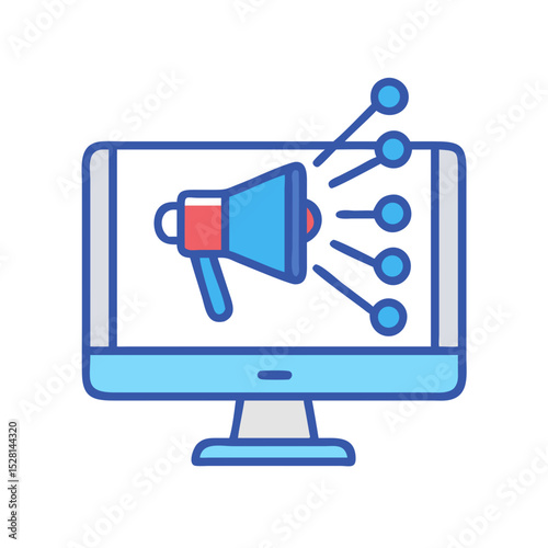digital marketing color icon
