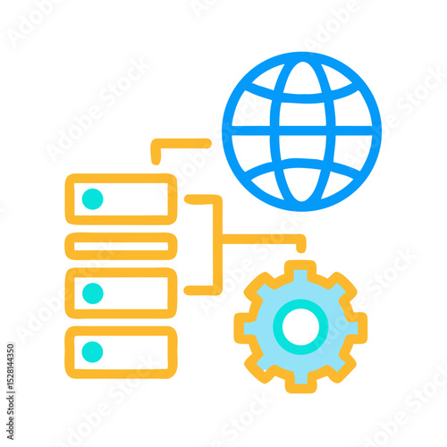 dns management color icon